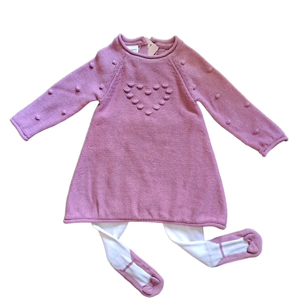 First Impressions sweater dress ballerina outfit